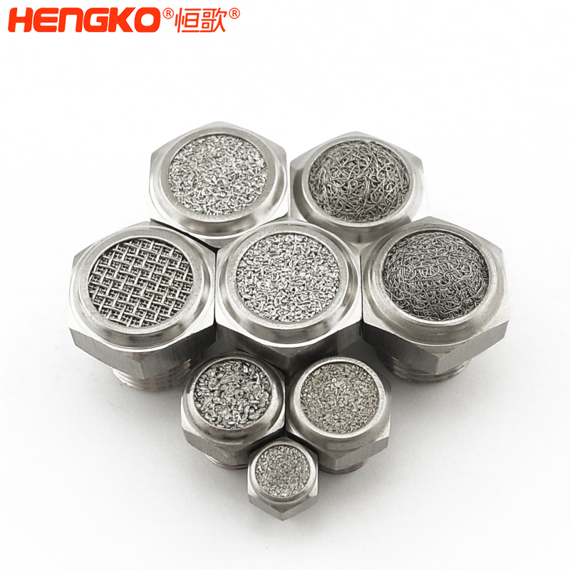 廠家直銷(xiāo)316不銹鋼燒結(jié)消聲器耐高溫降噪,粉末燒結(jié)氣動(dòng)元件可按需定制 Featured Image