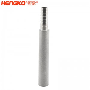 廠家批量生產不銹鋼粉末燒結曝氣頭擴散器 孔隙率高流通速度快,用于臭氧發生器