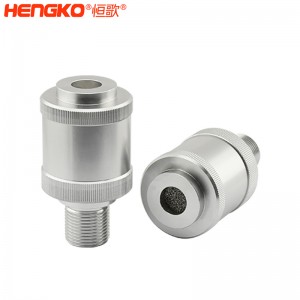廠家供應不銹鋼氣體傳感器外殼微孔燒結耐用防爆濾芯，應用于真空室