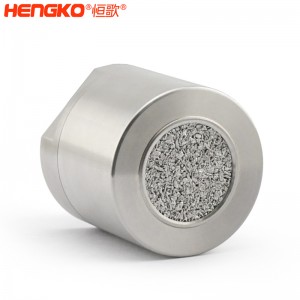 廠家供應不銹鋼氣體傳感器外殼微孔燒結耐用防爆濾芯，應用于真空室