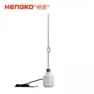 烘烤爐管道加熱及冷卻監測溫濕度變送器丨HG808-T5N4高溫型測量儀