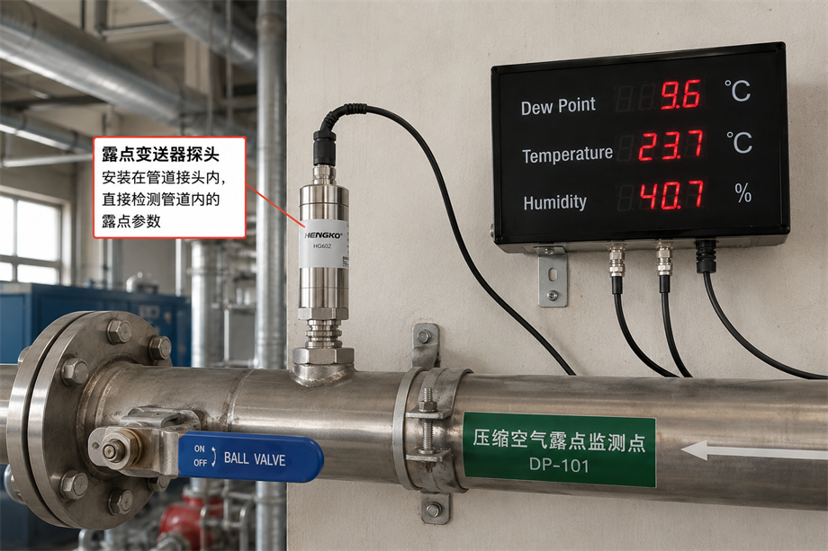 如何將壓縮空氣露點控制在-40℃以下？設備選型與在線監測指南！