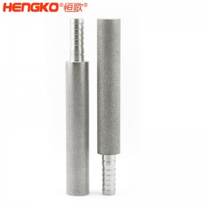 廠家批量生產(chǎn)不銹鋼粉末燒結(jié)曝氣頭擴散器 孔隙率高流通速度快,用于臭氧發(fā)生器
